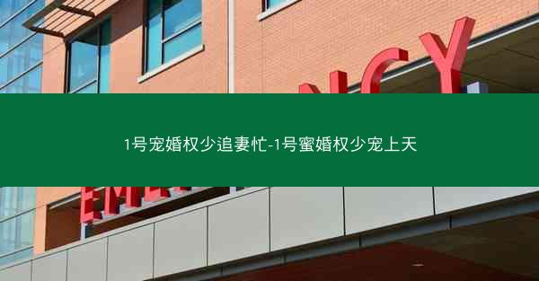 1号宠婚权少追妻忙-1号蜜婚权少宠上天