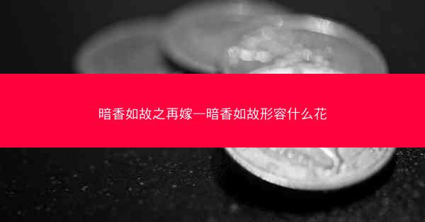 暗香如故之再嫁—暗香如故形容什么花