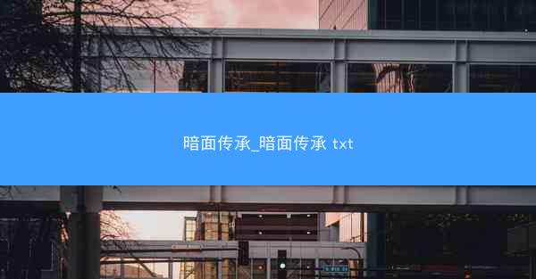 暗面传承_暗面传承 txt