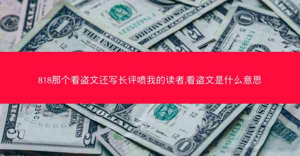 818那个看盗文还写长评喷我的读者,看盗文是什么意思