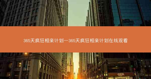 365天疯狂相亲计划—365天疯狂相亲计划在线观看