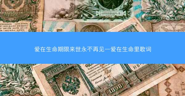 爱在生命期限来世永不再见—爱在生命里歌词