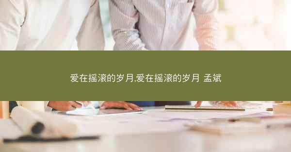 爱在摇滚的岁月,爱在摇滚的岁月 孟斌