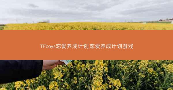 TFboys恋爱养成计划,恋爱养成计划游戏