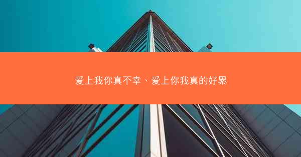 爱上我你真不幸、爱上你我真的好累
