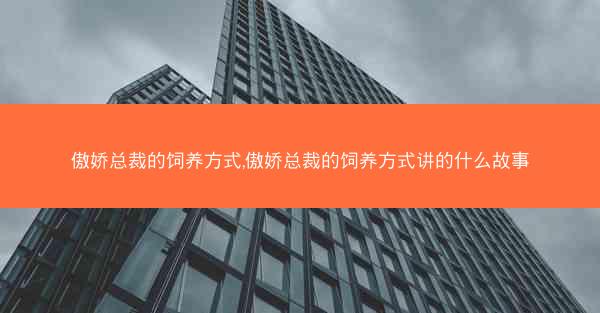 傲娇总裁的饲养方式,傲娇总裁的饲养方式讲的什么故事