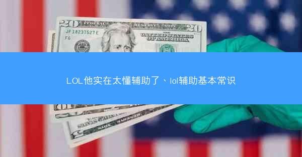 LOL他实在太懂辅助了、lol辅助基本常识
