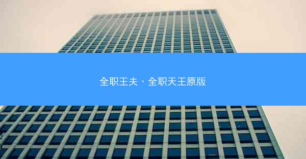全职王夫、全职天王原版