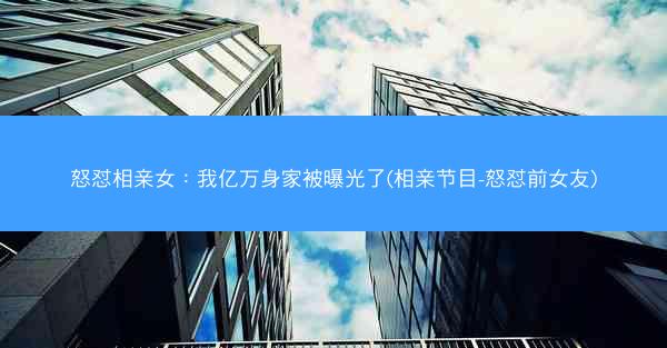 怒怼相亲女：我亿万身家被曝光了(相亲节目-怒怼前女友)