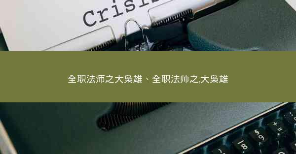 全职法师之大枭雄、全职法帅之,大枭雄