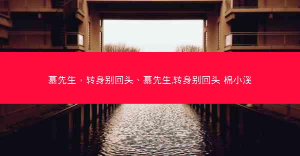 慕先生，转身别回头、慕先生,转身别回头 棉小溪