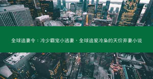 全球追妻令：冷少霸宠小逃妻、全球追爱冷枭的天价弃妻小说