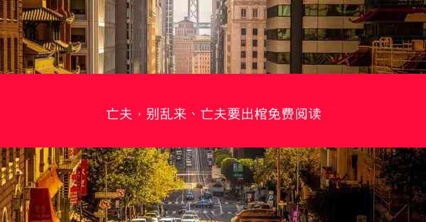 亡夫，别乱来、亡夫要出棺免费阅读