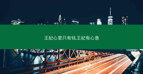 王妃心里只有钱,王妃有心急