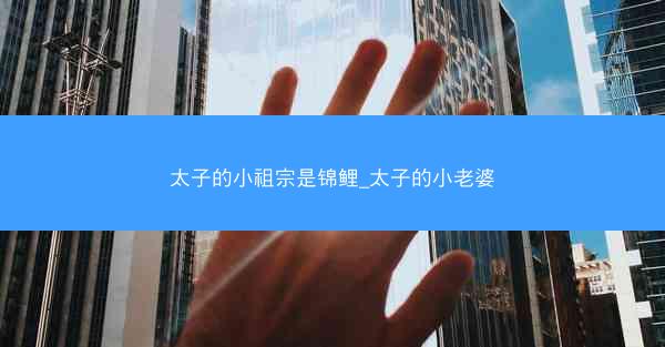 太子的小祖宗是锦鲤_太子的小老婆