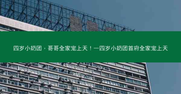 四岁小奶团，哥哥全家宠上天！—四岁小奶团首府全家宠上天