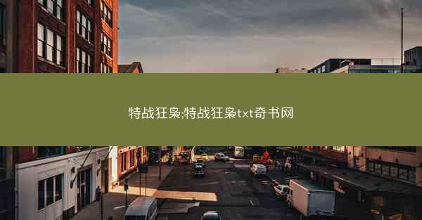 特战狂枭;特战狂枭txt奇书网