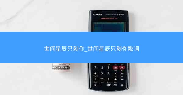 世间星辰只剩你_世间星辰只剩你歌词