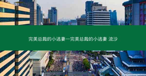完美总裁的小逃妻—完美总裁的小逃妻 流沙
