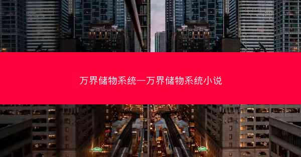 万界储物系统—万界储物系统小说
