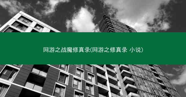 网游之战魔修真录(网游之修真录 小说)