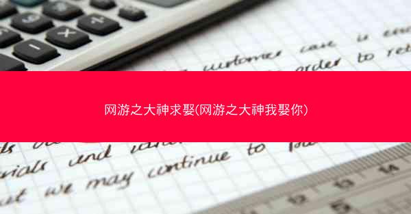 网游之大神求娶(网游之大神我娶你)
